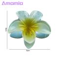 Flower Hair Clip Realistic Gradient Flower Hairpin Small Hair Clip for Women Strong Claw Grip Anti-slip Teeth Lightweight Hair Decoration Tool for Kids Girls Flower Hair Clip. 
