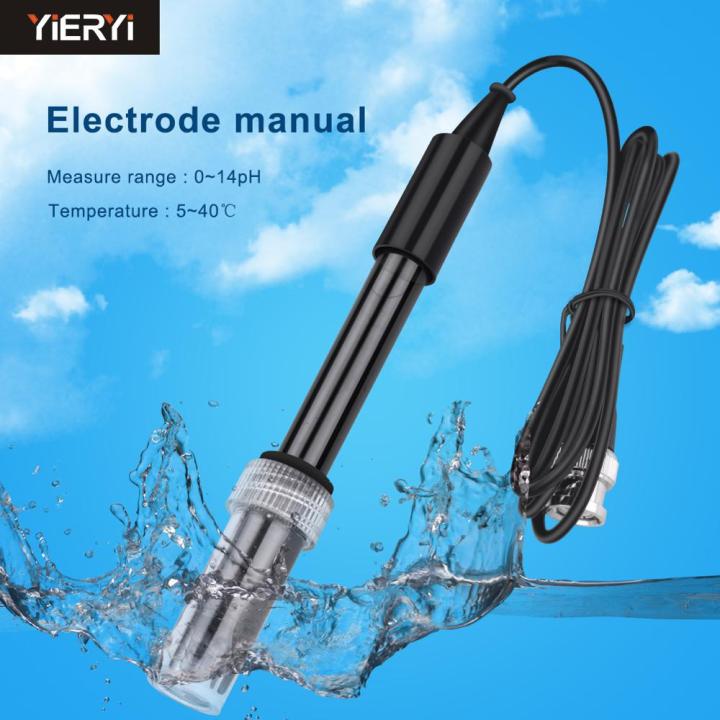 【Unique features】PH Electrode Sensor BNC Connector Probe Pool Water ...