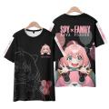 Spy X family 3D print T-shirts anime Kawaii girl Anya boys fashion oversized T shirt Harajuku kids tees tops girls clothes. 
