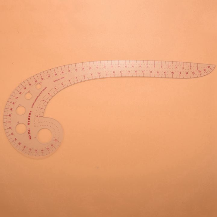 ICQURBT 5pcs 11.8 inch Long Comma Shaped Plastic Transparent French ...