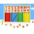 Children Learning math Wooden Educational Toys Digital Stick Montessori Teaching Aid Mathematics Enlightenment Knowledge. 