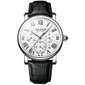 DGSenpi Men's Multi-Functional Waterproof Big Dail Watch Ge-nuine Leather Strap Calendar Quartz Watch. 
