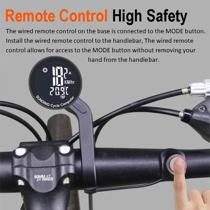 Sunding%20589%201.8-inch%20Wireless%20Bicycle%20Computer%20Waterproof%20Bike%20Speedometer%20Multi-functional%20Bicycle%20Odometer%20-%20Image%208