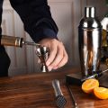 6 Pieces/Set Cocktail Shaker, 25 Oz Martini Shaker, Stainless Steel Drink Shaker, Bar Set, Bartender Kit Home Bar Tools. 