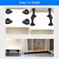20Pcs Furniture Feet Adjustable Cupboard Foot Leg Unit Cabinet Legs with Kick Board Clips for Kitchen Bathroom Cabinet. 
