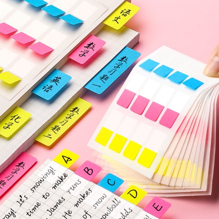 [Featured] 30/60/120Sheets Index Label Note Paper Stickers/Bookmark ...