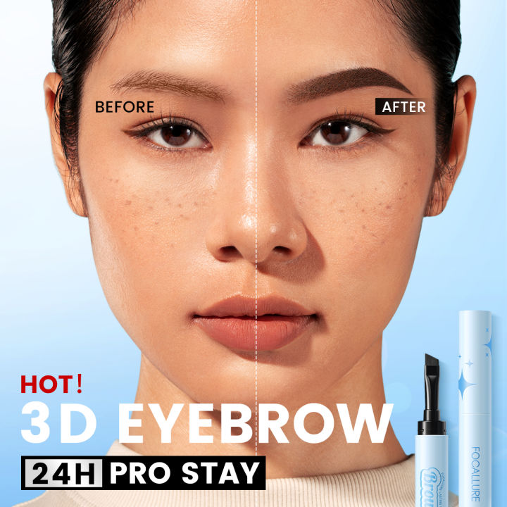 FOCALLURE%20Waterproof%20Eyebrow%20Cream%20Eyeliner%20Pencil%202%20In%201%20Long-lasting%20Soft%20Smooth%20Eyebrow%20Enhancer%20Gel%20Makeup%20Cosmetics%20-%20Image%202