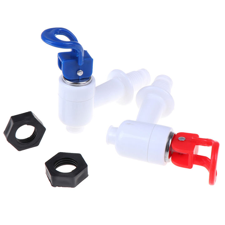 2pcs Universal Push Type Plastic Water Dispenser Faucet Tap Replacement Parts