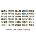 Sweet Journal 30 Sheets Waiting For You In The Future Series INS Washi Stickers Album Diary Journal Decorative Crafts Scrapbooking DIY Sticker. 