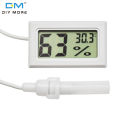 【ALLGOOD】diymore Mini convenient digital lcd thermometer sensor hygrometer meter refrigerator display aquarium monitoring humidity detector Digital LCD Hygrometer temperature meter humidity meter. 