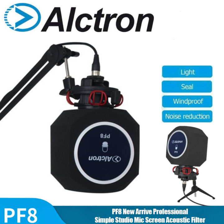 Alctron PF8 Simple Recording Studio Microphone Screen, Acoustic Filter ...