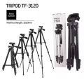 3120 Black Edition Tripod Stand for Phone and Camera Adjustable Aluminum Alloy.. 