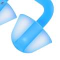 Swim Nose Clip Swimming Nose in Nose for Beginners Practice Children Blue. 