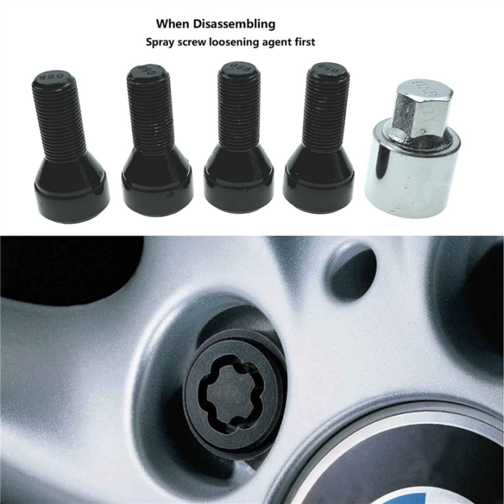 LKPCIGCXM%208X%20Anti-Theft%20Wheel%20Stud%20Bolt%20Locks%2014X1.25MM%20for%20High%20Security%20Type%20Wheel%20Lock%20Set%2036136792851%20-%20Image%204