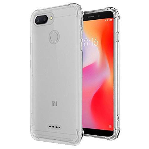 Thick Ballon Clear Transparent Back Cover for Redmi 6