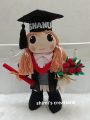Personalized Graduation doll, Personalized Graduation doll soft toy.. 
