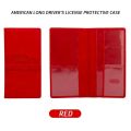 Pu Leather Ultra-thin Driver License Holder Driving License Case ID Bag DIY Cover for Car Driving Documents Folder Wallet Unisex. 