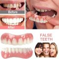 False Teeth Silicone Upper Lower Veneers Perfect Laugh Veneers Dentures Paste Teeth Braces for Tooth Oral Hygiene ToolsBasketball. 