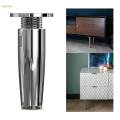 Cabinet Desk Leg Aluminum Alloy Furniture Leg Table Levelers Feet Metal Furniture Riser for 10cm. 