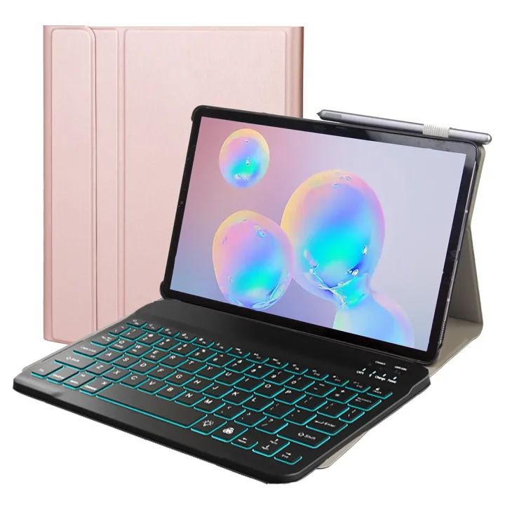(New) DY-M10P For Lenovo Smart Tab M10 HPD Plus TB-X606F 10.3 inch 2 in 1 Removable Magnetic ABS Bluetooth Keyboard + Protective Leather Tablet Case with Stand & Sleep / Wake-up & Pen Holder(Black)