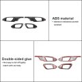 wall stickers ABS Car Interior Door Handle Panel Decoration Cover Trim Stickers For Jeep Compass 2021 2022 Car Accessories Styling. 