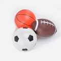 3 Pcs Inflated Mini Sports Balls Set for Toddlers Children Kids - Basketball, Rugby, Football Balls Indoor Outdoor Toys by ZinZen. 