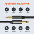Gold Plated 3.5mm To 3.5 mm TRS/TRRS 3/4 Pole Aux Cable For Phone Headphone Car Music HIFI Stereo Audio Jack Auxiliary Connector. 
