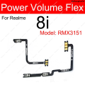 WeihonghunfeiOriginal 1 Set For Realme 8 8 Pro 8i 8S 4G 5G Power Volume Flex Cable Side Switch Volume Button On OFF Power Key Flex Ribbon Parts. 