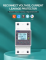 WIFI Smart Switch smartlife Energy Meter Kwh Metering Circuit Breaker Timer with voltage current and leakage protection. 