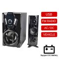 New Heavy bass 3.1 ch home theater surround sound for TV skar audio subwoofer speaker 2 in 1 magnetic speaker. 