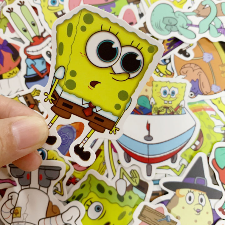 20/40pcs%20Spongebob%20Stickers%20Square%20Pants%20American%20Animation%20Stickers%20for%20Laptop%20Scrapbook%20Journal%20Kids%20Girls%20Boys%20Stickers%20-%20Image%206