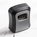 Wall Mount Key Lock Box 4 Digit Password Code Security Lock for Home Office Key Safe Secret Storage Box Organizer. 