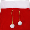 Christmas Large Santa Claus Bags with Drawstring Cord Velvet Santa's Present Sack Bags for Xmas Present Toys Xmas Decoration 1PC. 