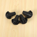 Four Pack of Extra Durable Rubber Replacement Tips (Replacement Feet/Paws / Ferrules/Caps) for Trekking Poles - Fits All Standard Hiking and Nordic Walking Poles. 