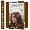 Paradyes No Bleach Hazel Brown Glossy Hair Tint, Ammonia-Free Formula for Natural Black Hair, Visible on Natural Black Hair, Enriched with Herbal Extracts, Includes Anti-Fade Conditioner for Long-Lasting Shine, 5 Light Brown(FROM INDIA)NUSS. 
