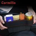 【Right Beige 1Pcs】 Carmilla Multifunction PU Car Seat Storage Box for Mercedes Benz W203 W205 W213 W212 CLA B C A Clase W176 W246. 