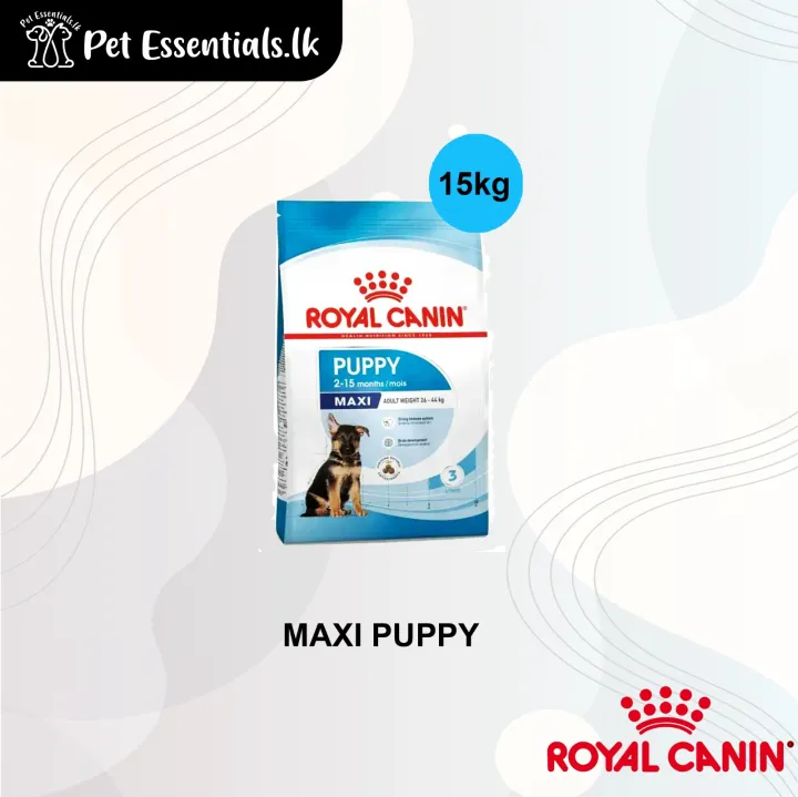 Royal Canin Maxi Puppy 15Kg ( 26Kg - 44Kg Adult Weight Dogs )