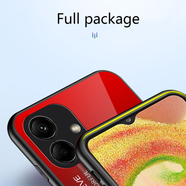 Biruiqu%20For%20Samsung%20Galaxy%20A04e%20Shockproof%20Gradient%20Tempered%20Glass%20Back%20Soft%20Silicone%20Edge%20Case%20Cover%20-%20Image%206