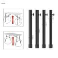 Table Leg Extenders Table Height Extenders Furniture Accessories Easy to Use Sturdy Adjustable Table Legs Height Adjustable for Kitchen Home. 