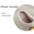 【ZOSR】Bad Cute Bunny Slippers for Women Men Soft Fuzzy Slippers Warm Cozy Love Heart Slippers Plush Slip-On House Slippers. 