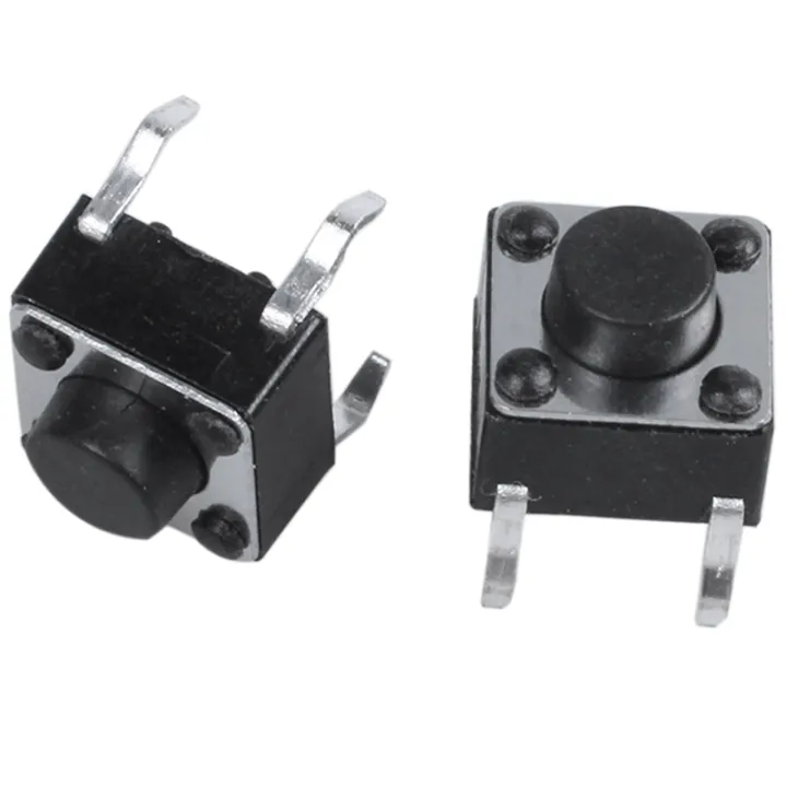 100%20Pcs%206X6X5mm%204-Pin%20DIP%20Through%20Hole%20Momentary%20Tactile%20Push%20Button%20Switch%20-%20Image%203