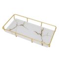 Countertop Tray Iron Glass Counter Organizer Modern Delicate Texture for Kitchen. 