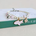 Cute Cartoon Bunny Adjustable Bracelet for Girls and Students - Best Friend Gift. 