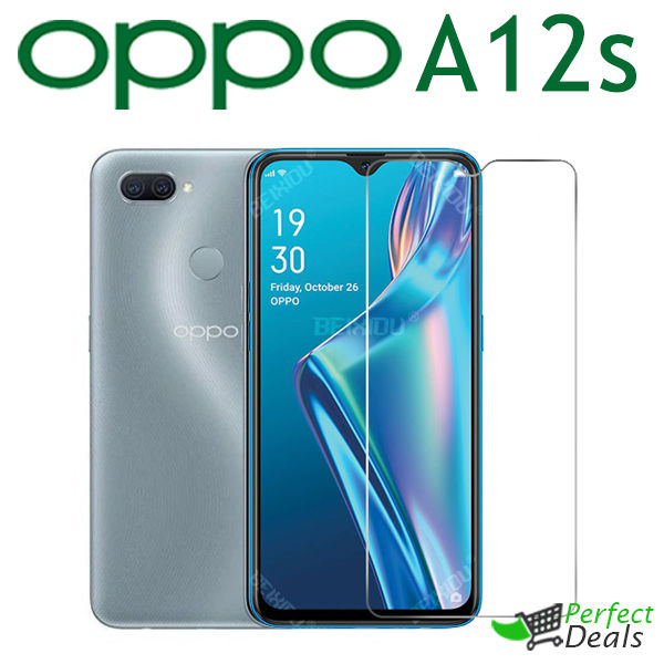 A12s Anti Scratch 0.3mm Transparent Screen Protection Glass Full Cover 9H Tempered Glass for OPPO A12s