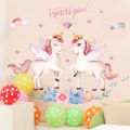 Posters Animals Wallpaper Decor Decoration Bedroom Wall Stickers Cartoon Unicorn. 