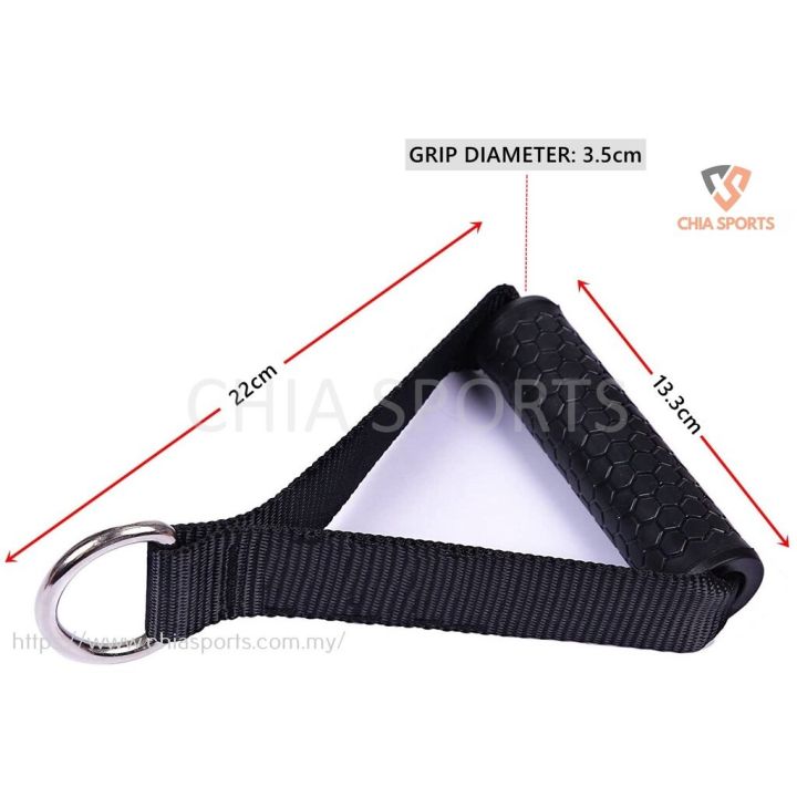LeiyanLuxury%201%20pc%20Upgraded%20Stirrup%20Handle%20Exercise%20Grip%20Tricep%20Rope%20Strap%20Cable%20Machine%20Attachment%20Resistance%20Band%20Handles%20Grips%20-%20Image%202