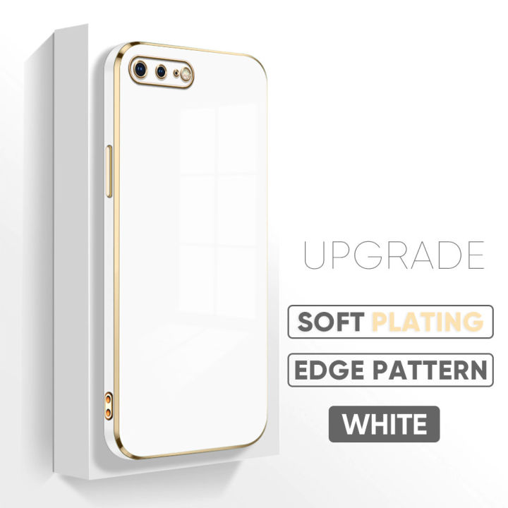 Jizetin (Free Lanyard) iPhone Plus Luxury 6D Plating Soft Casing