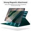 Magnetic Tablet Case For Samsung Galaxy Tab S6 Lite For S7/S8/S9 S7 FE S7 S8 Plus S8 S9 Ultra With Built-in Pencil Holder Cover. 