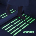 24pcs Bathtub Non-Slip Stickers Luminous Shower Mats For Showers Anti Slip Bath Tub Stickers With Scraper. 