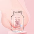 180ML Baby Glass Bottle Wide-bore Quick Flush Baby Bottle Anti-colic Newborn Milk Bottle Training Baby Feeding Accessories Water. 